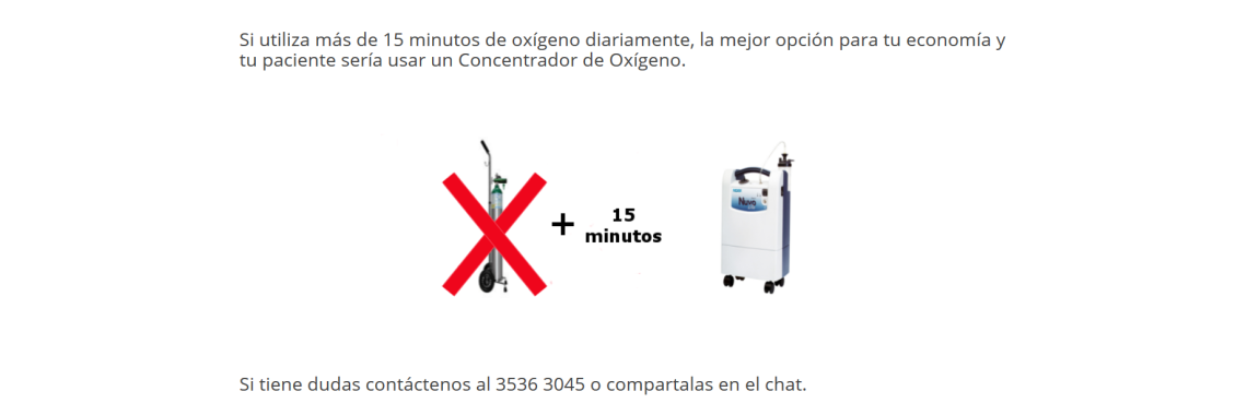 tanque vs concentrador